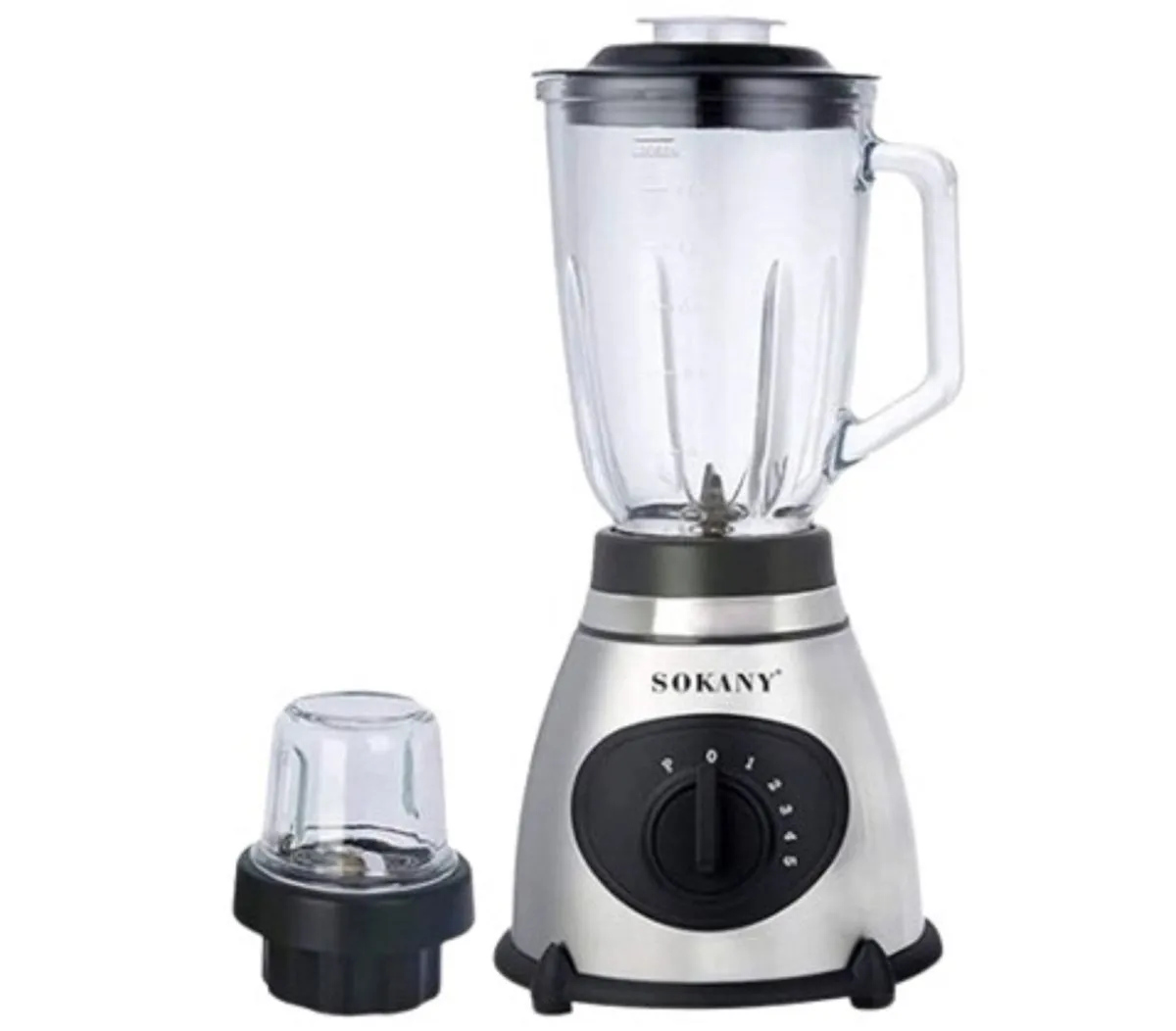 Sokany Stainless Steel Glass Electric Fruit Juicers Mixer Blender