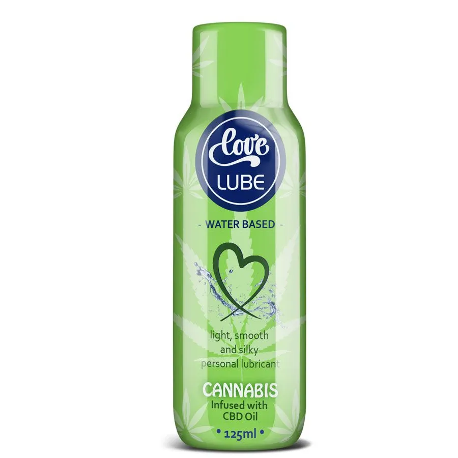 Love Lube New Bigger Bottle 125ml Sex Lubricant (Cannabis Infusion)