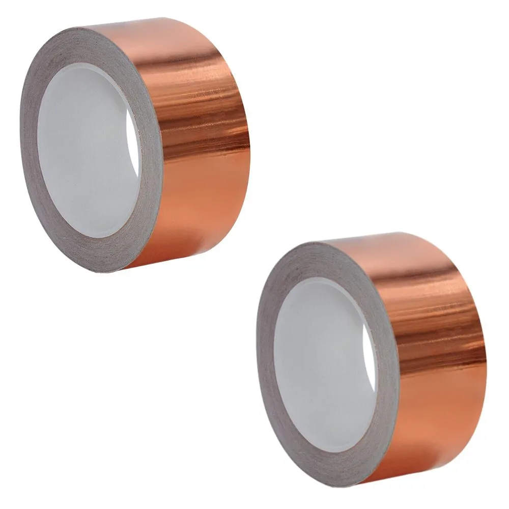 Tools Garden Snail Repellent Self-Adhesive Conductive Copper Foil Tape 2 Pieces