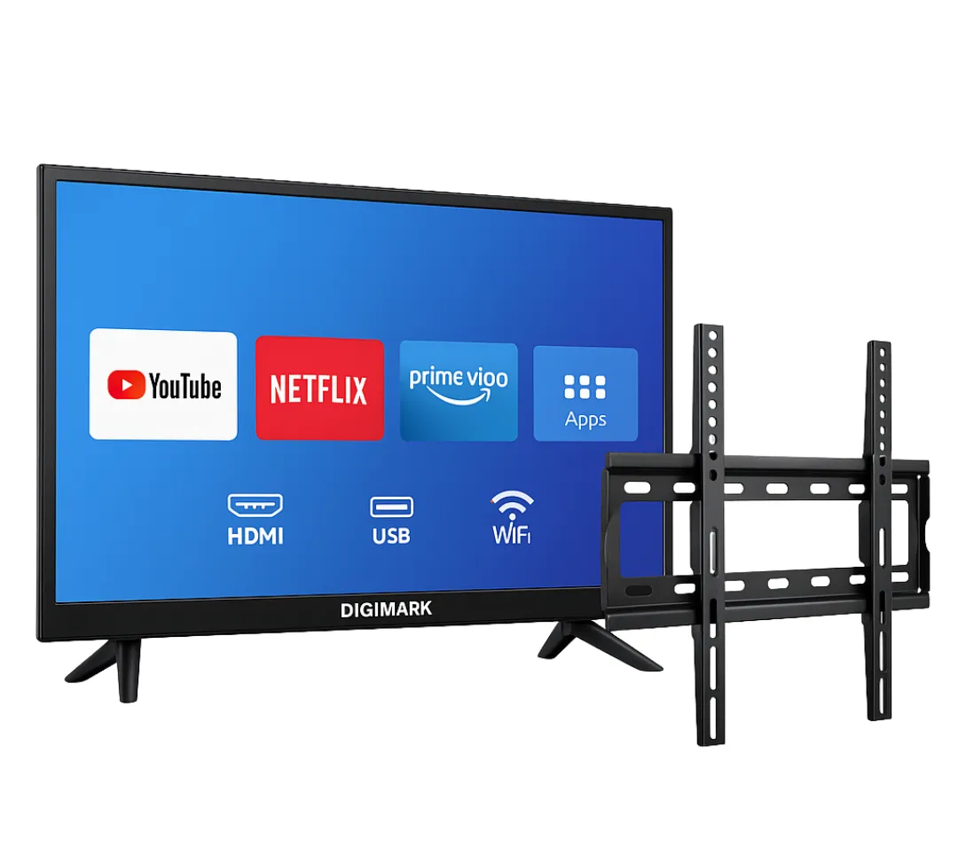 Digimark 32" Smart TV Full HD LED Display with Hurriaj Wall Mount