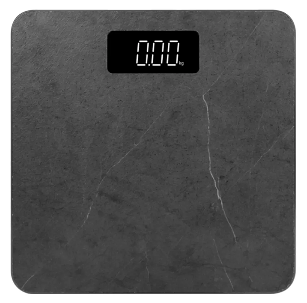 Hollow-carved Body Analysis Digital Body Weight Scale - Black