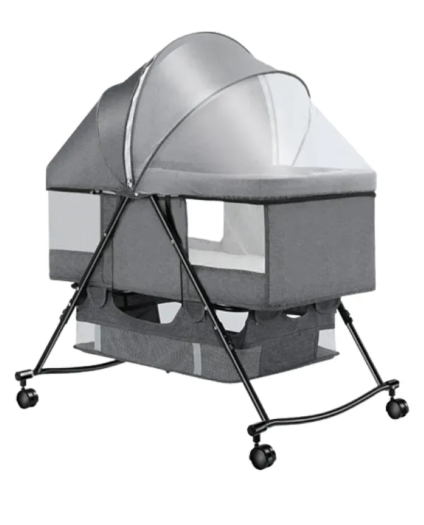 Baby Crib 3 in 1 Cradle, Travel Cot, Rocker