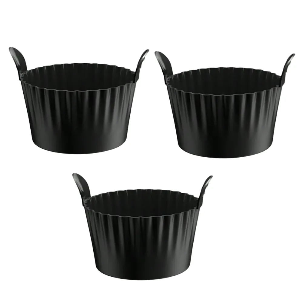 3pcs Reusable Mini Silicone Air Fryer Baking Cups