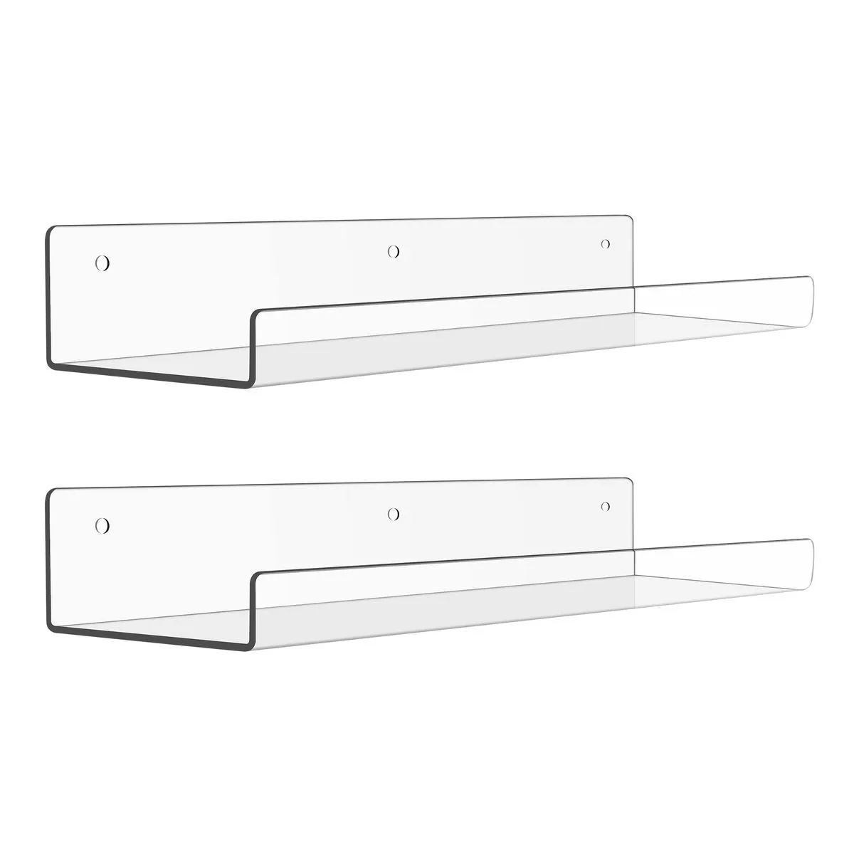 Floating Shelves for Wall Decor,Clear Wall Shelves for Bedroom,Living Room