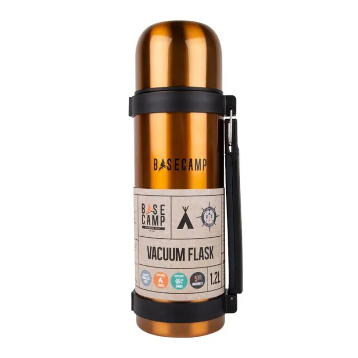 Basecamp Vacuum Flask St/Steel Traditional 1.2 L