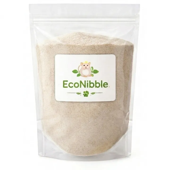 EcoNibble Hamster Lavender Bathing Sand 1kg - Natural Grooming Sand