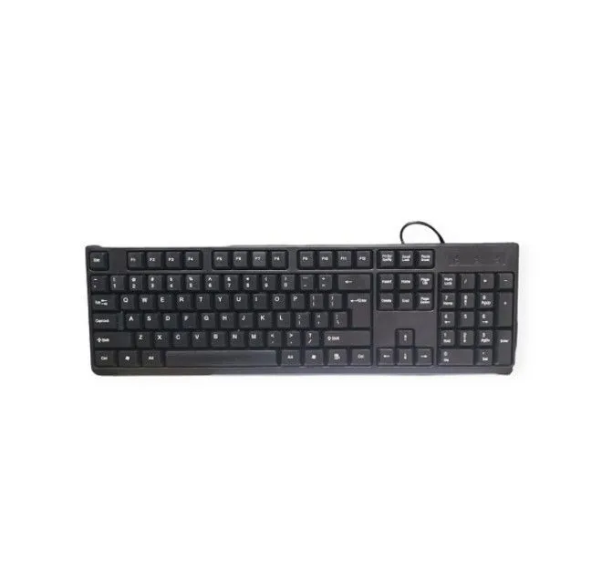KB-01 USB Wired Keyboard for Desktop and Laptop Computers - Plug & Play