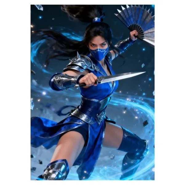 Mortal Kombat Kitana - A1 Poster