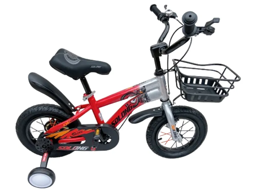 12/14/16'' inch Red and Silver Bicycles 2-5 / 3- 6 / 4 - 8 Yrs for Kids