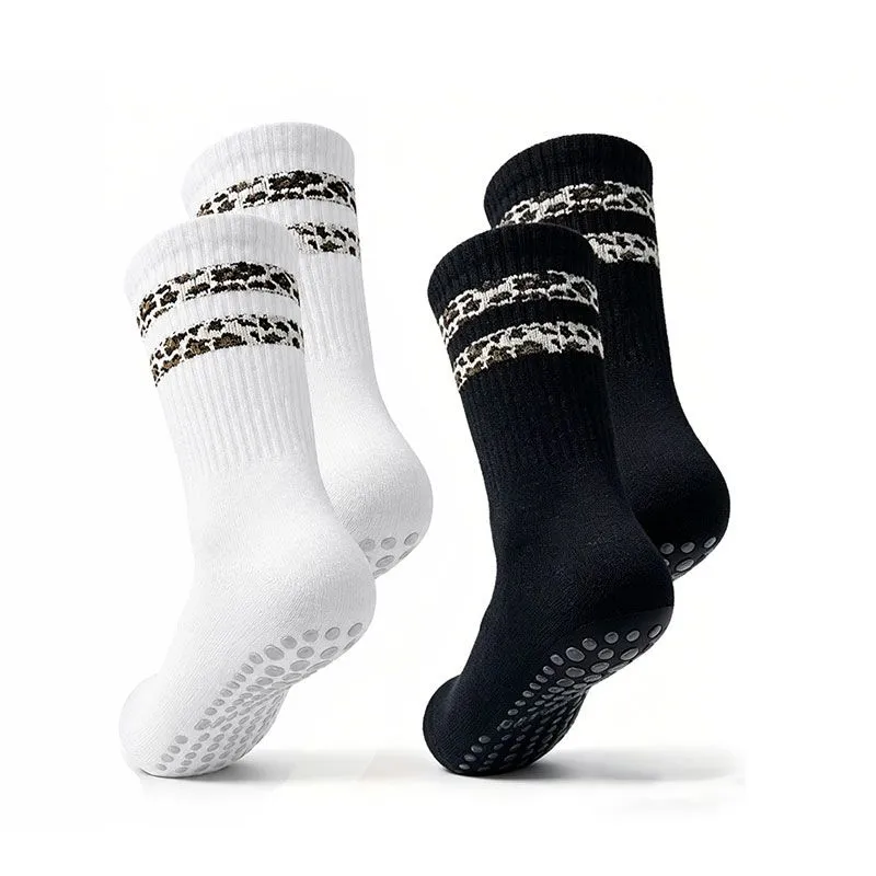 Leopard Cotton Non-slip Yoga Pilates Socks