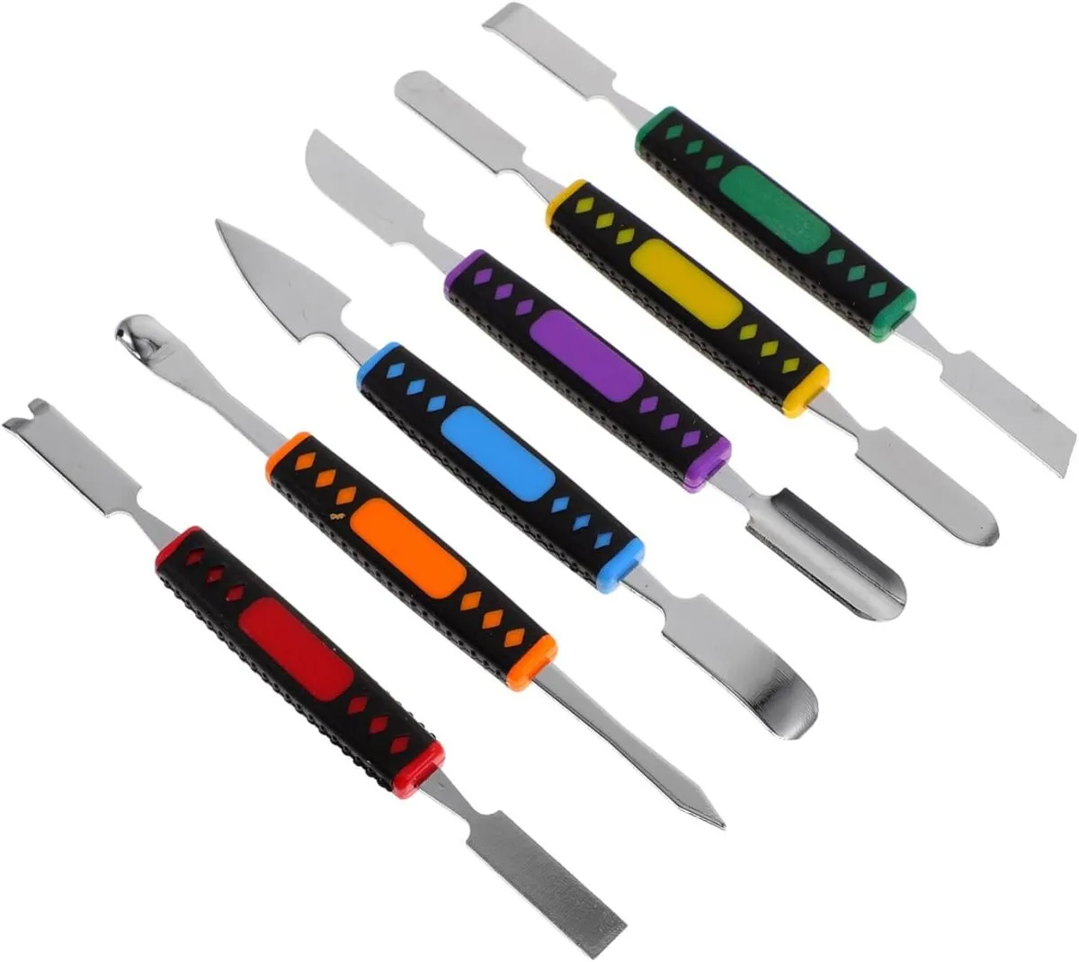 6 Pieces Stainless Steel Phone Tablet Laptop Repair Opening Pry Tools