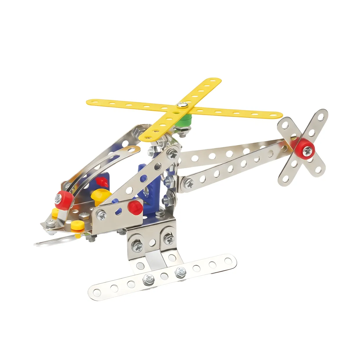 DIY Metal Mechanical Helicopter Construction Building Kit