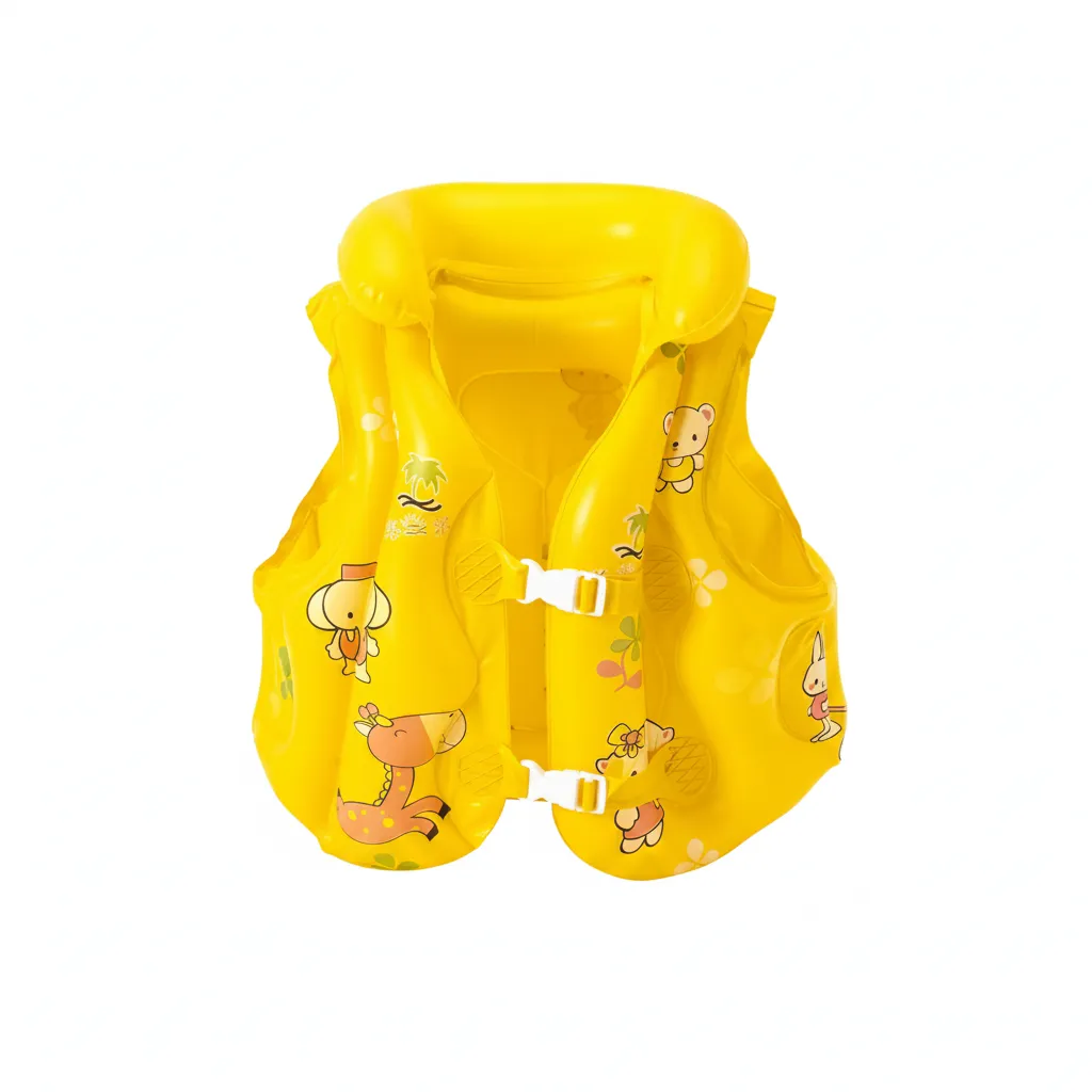 Casey Kids Yellow Inflatable Swimming Vest for Safety and Comfort