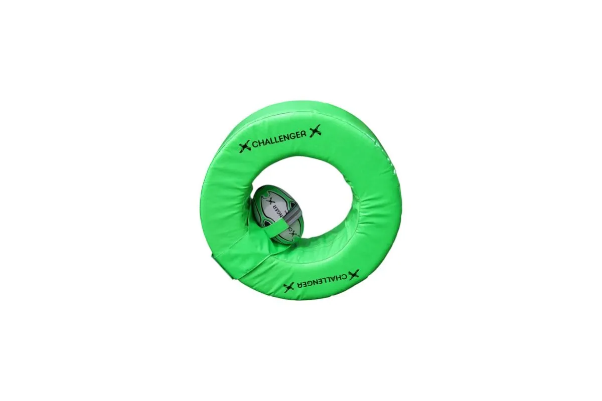 Junior Rugby Donut Wheel - Challenger - Includes Rugby Ball