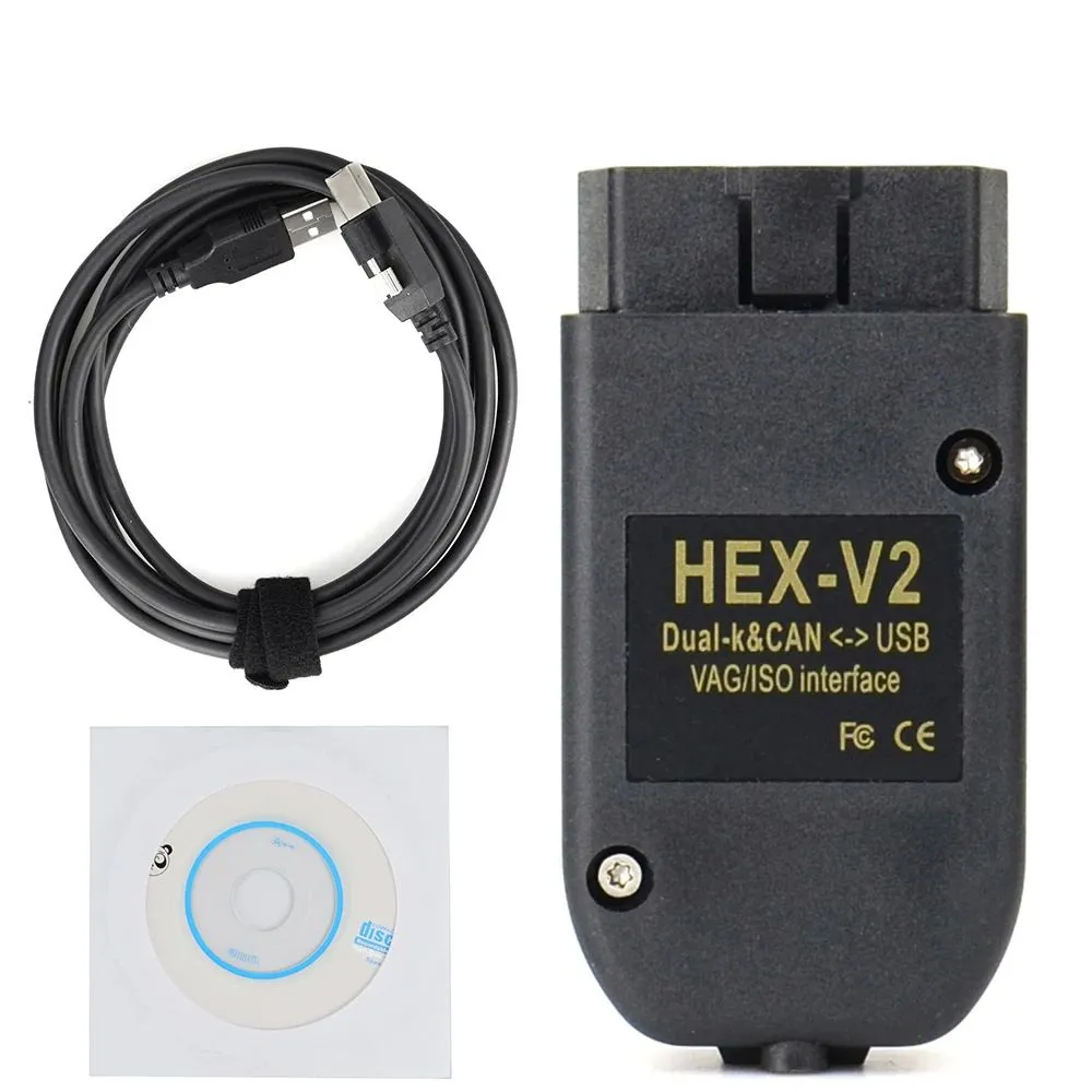 Hex V2 Cable(Aftermarket) with Latest VCDS Software 25.3