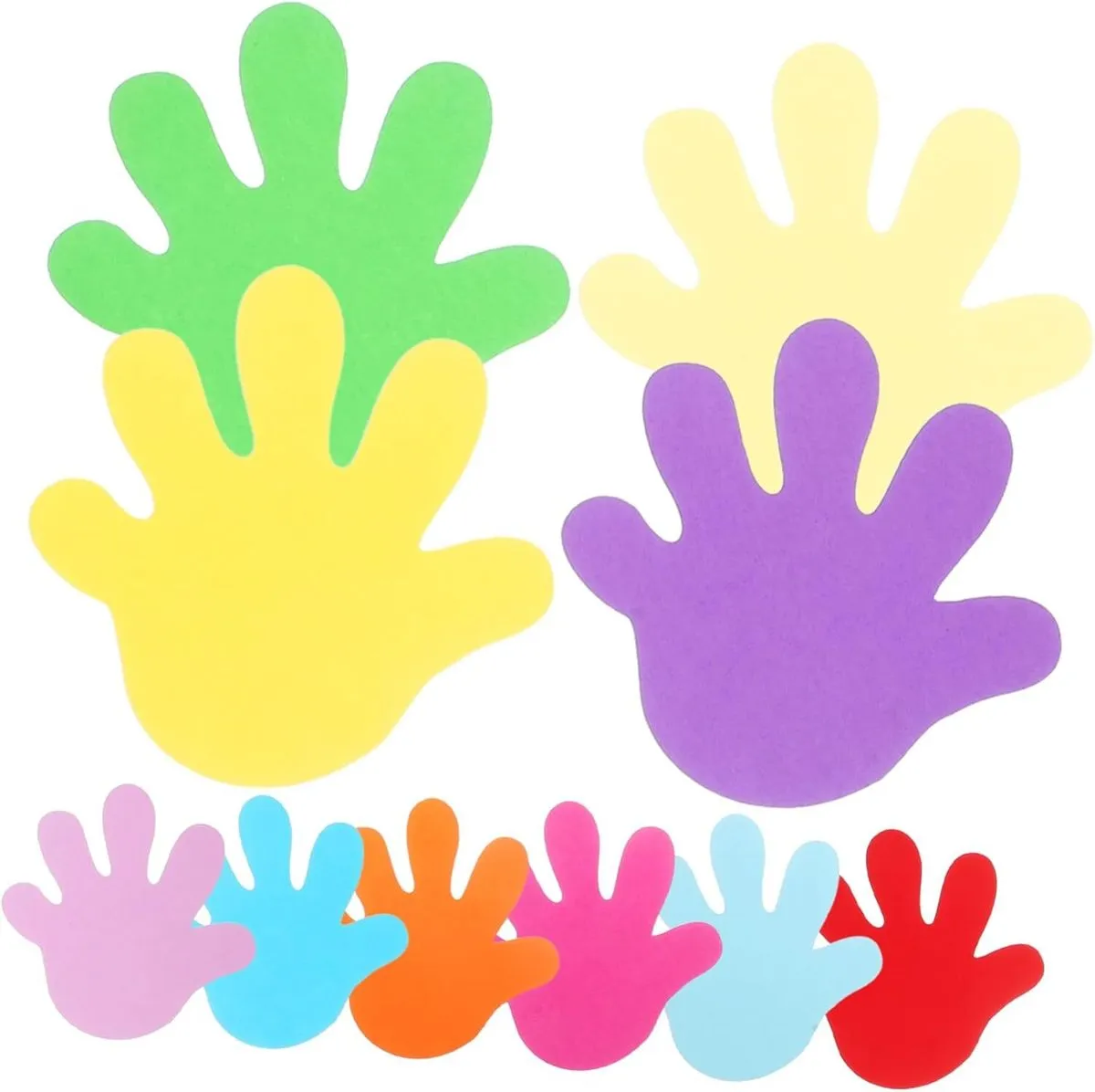 50pcs DIY Paper Cutout Decor Cartoon Shape Cardboard Cutouts for Classroom