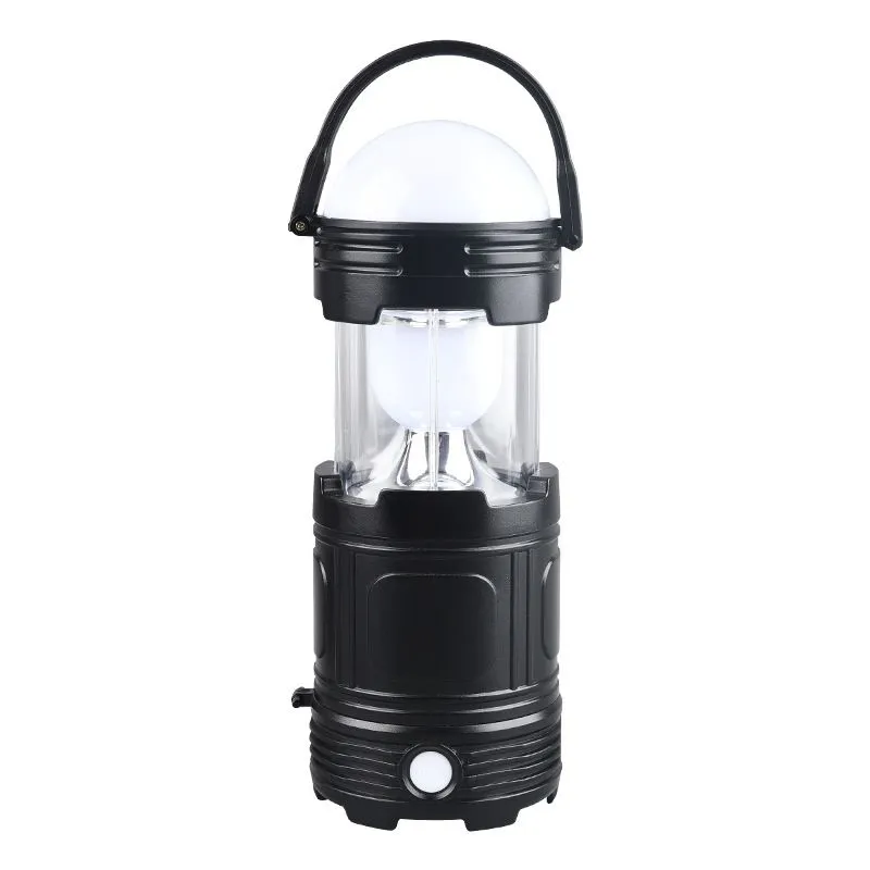 Solar outdoor camping lamp with strong light