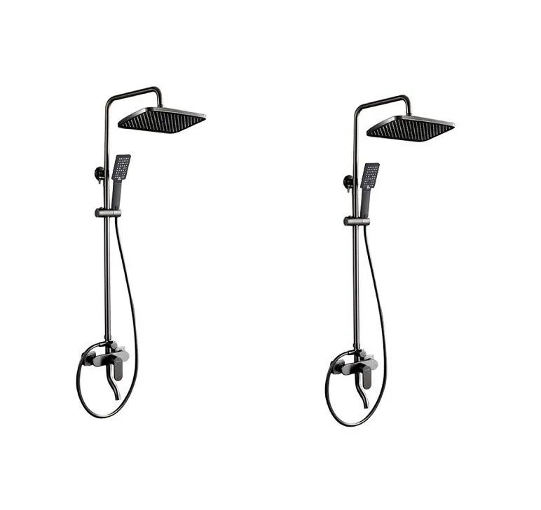 2Pack-Square Shower Head Set