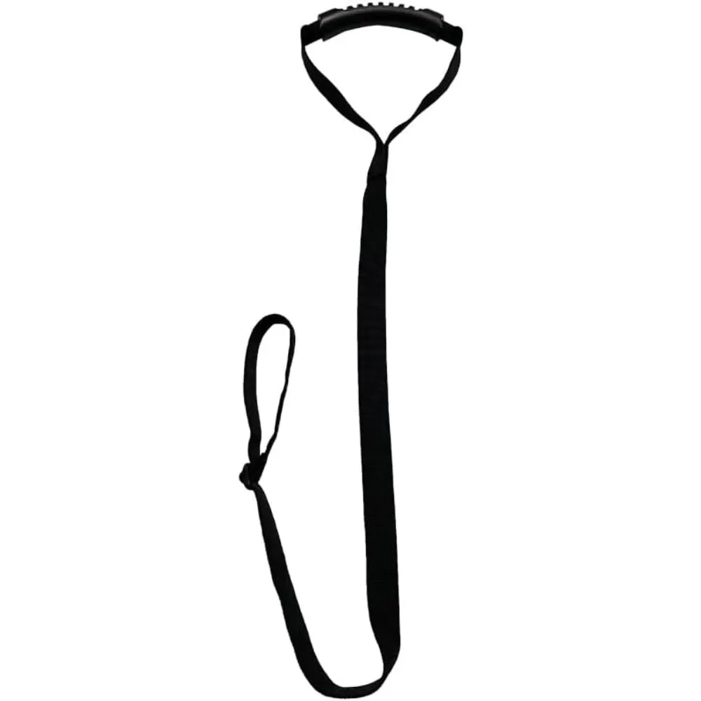 The Rope-Pulling Kayak Stands Up To Assist The Towing Accessory Kayak