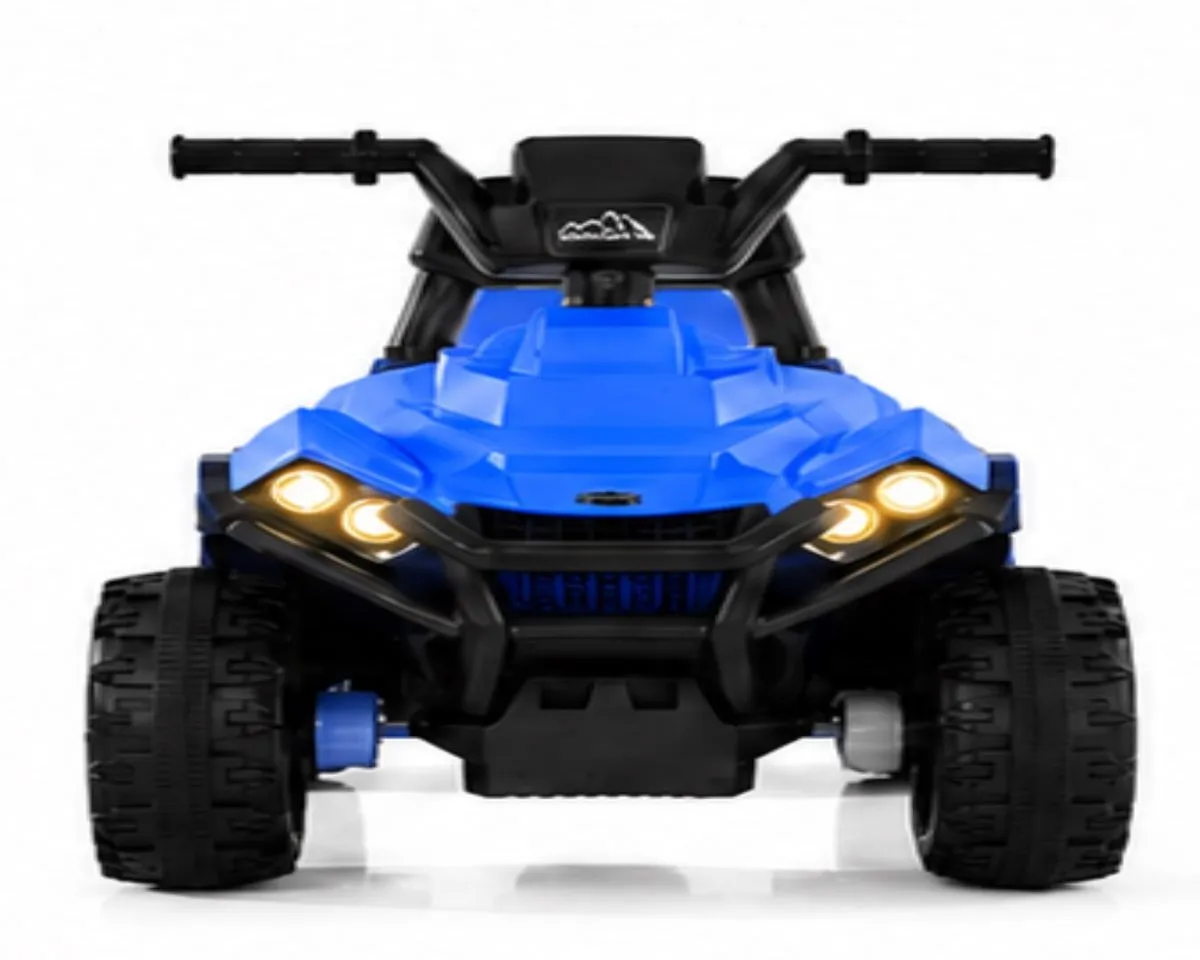 Kids 6V Electric Ride-On ATV Quad Bike with LED - Blue