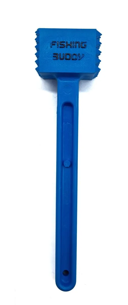 Fishing Buddy Heavy-Duty Weighted Plastic Chokka Hammer - Blue