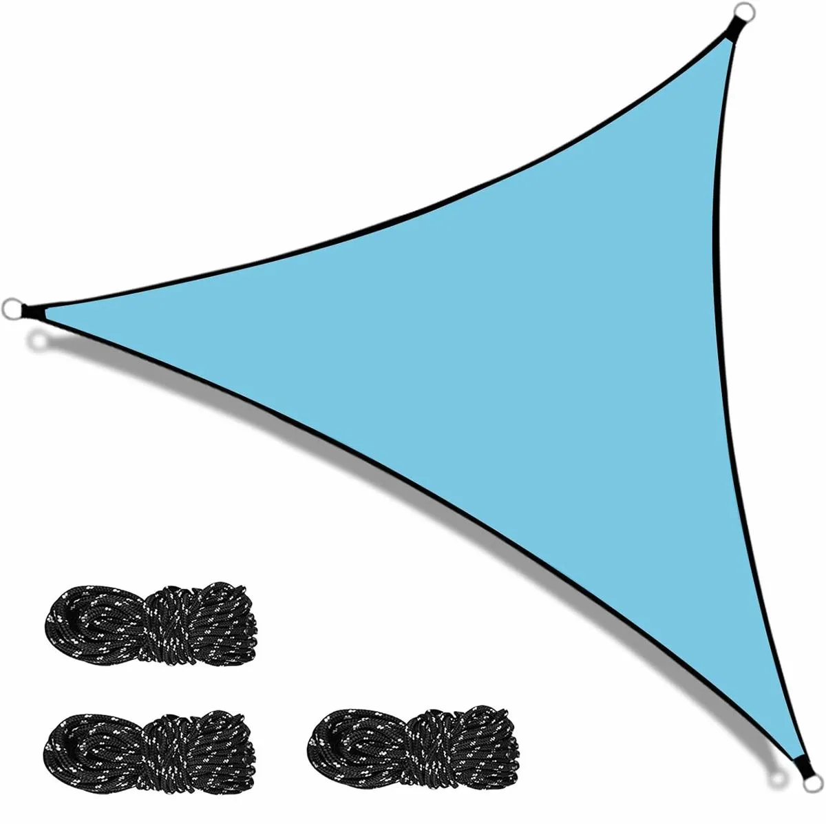 Triangular Awning 3 x 3 x 3 m, Awning Waterproof Sun Protection