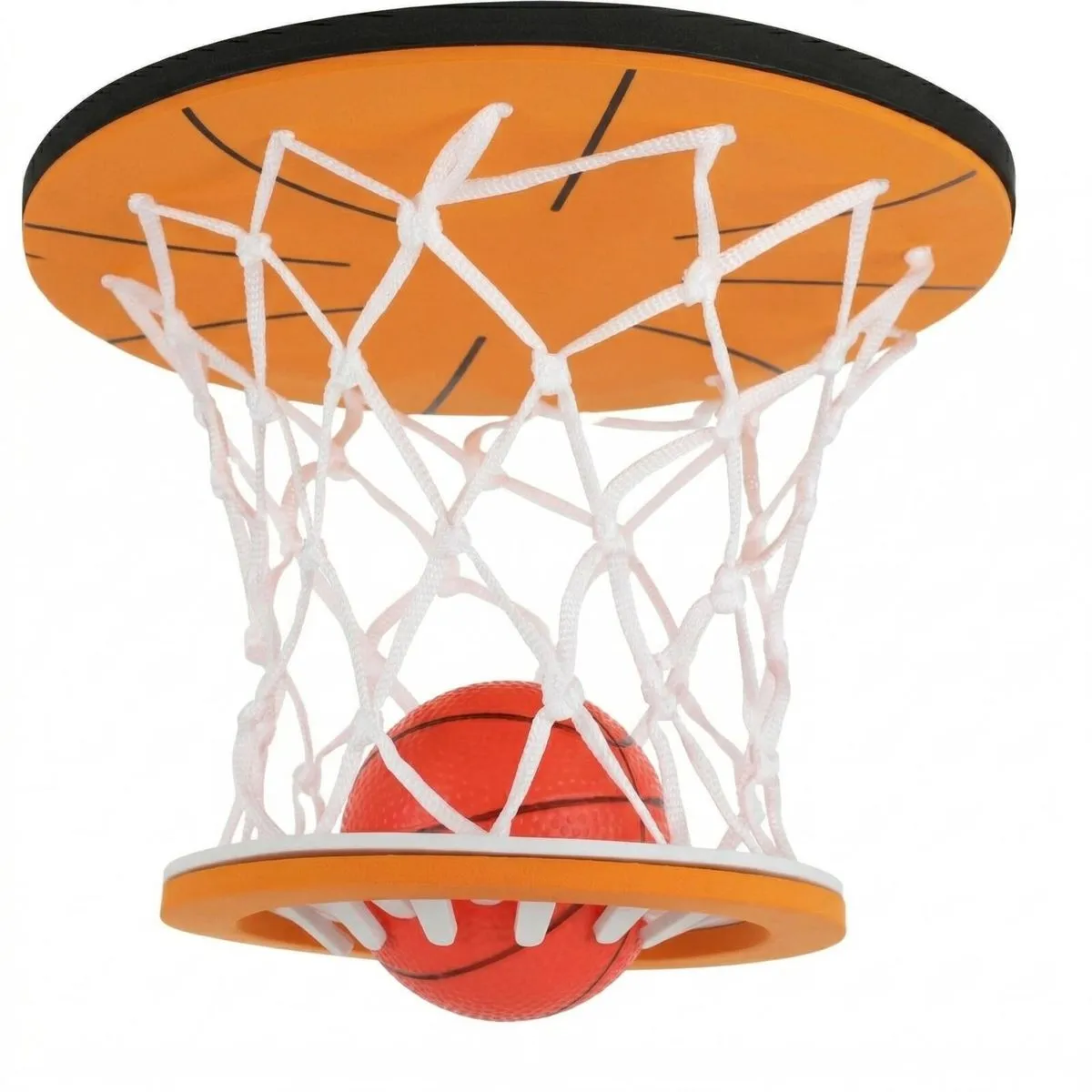 Silent Ceiling-Mounted Mini Basketball Hoop for Indoor Play
