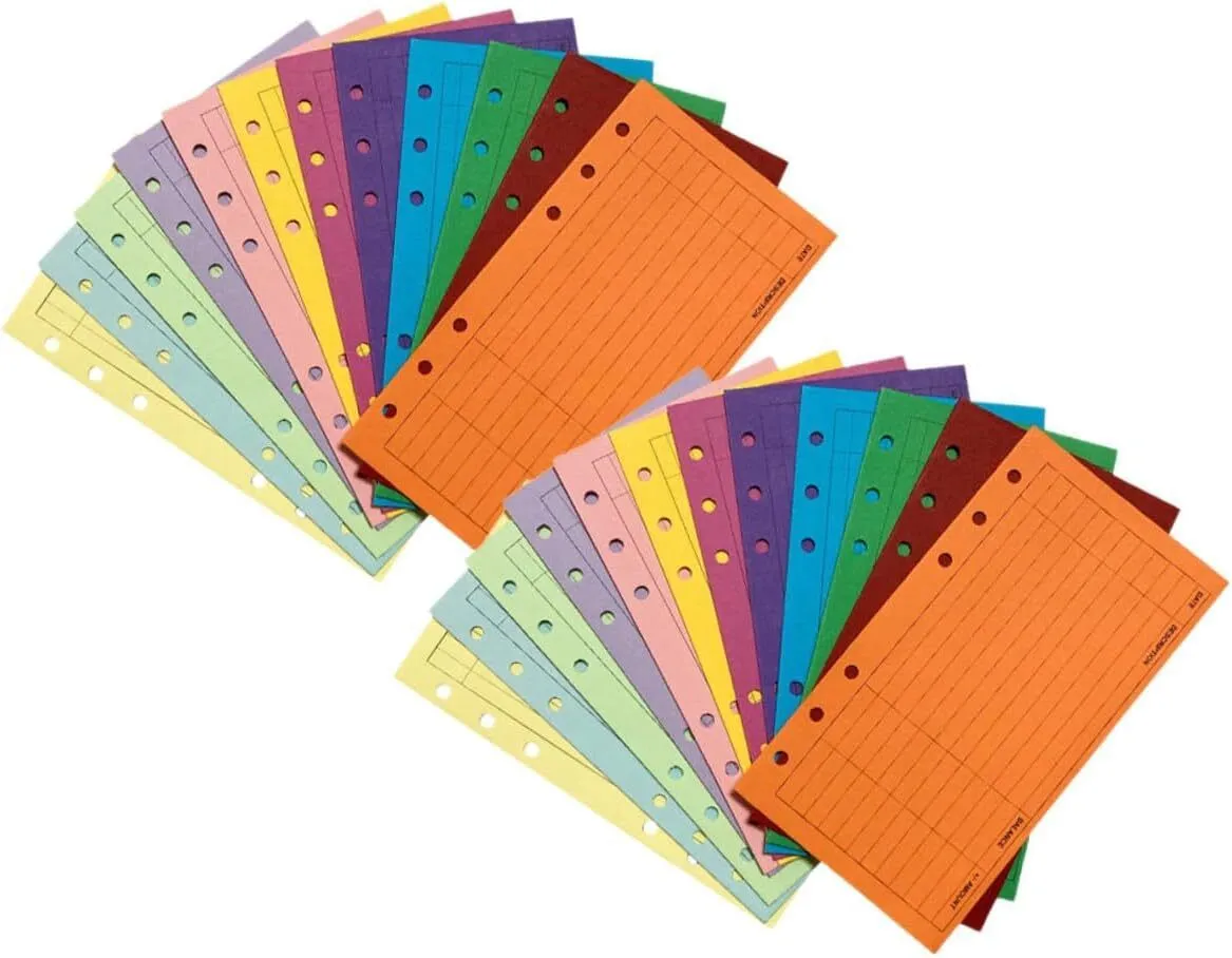 24pcs Sulphite Paper Cash Envelopes Budget Sheets Expense Tracking