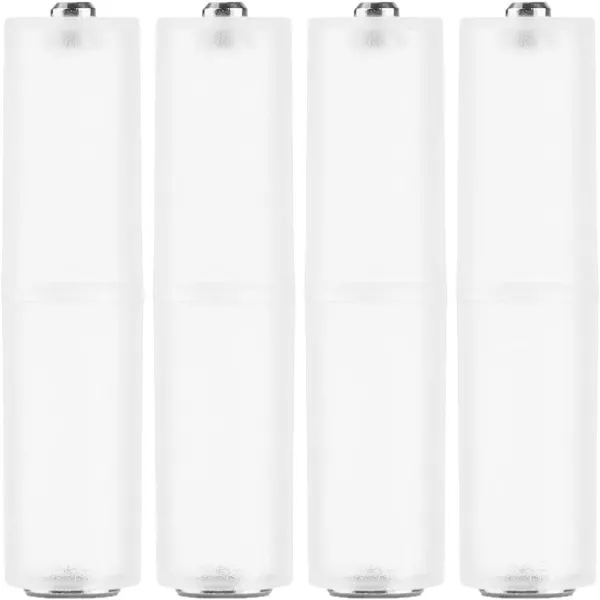 AAA to AA Battery Converter Transparent Cases