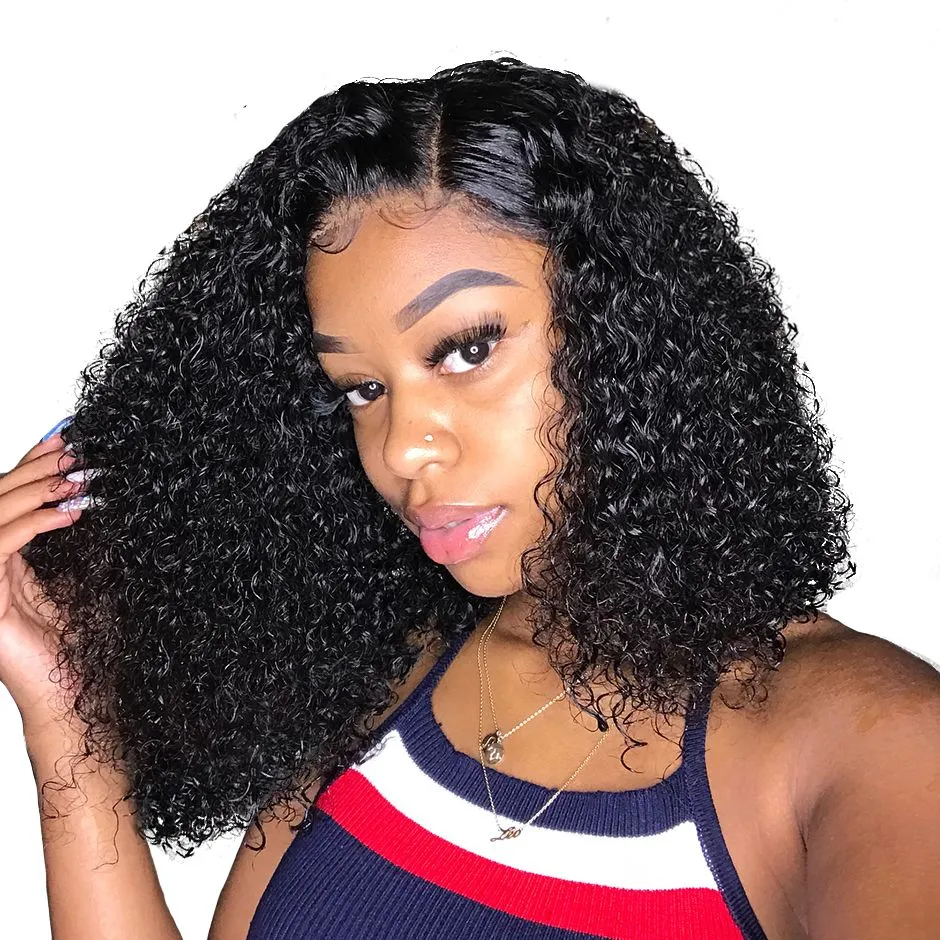 Water Wave Lace Frontal Wig 18" - 100% Virgin Hair, Natural Colour