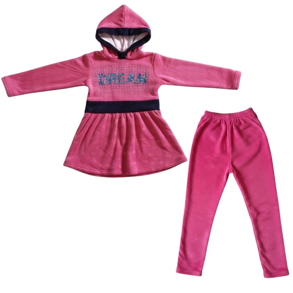 Winter Girls Corduroy Cotton Kids Tracksuit For Girls
