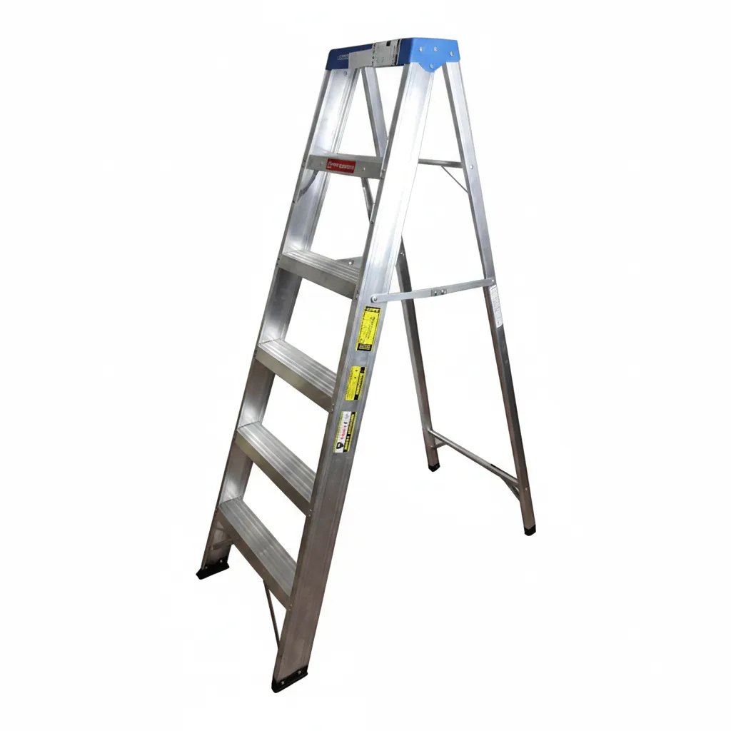 6 Step Aluminum A-Frame Ladder for Home and Professional Use