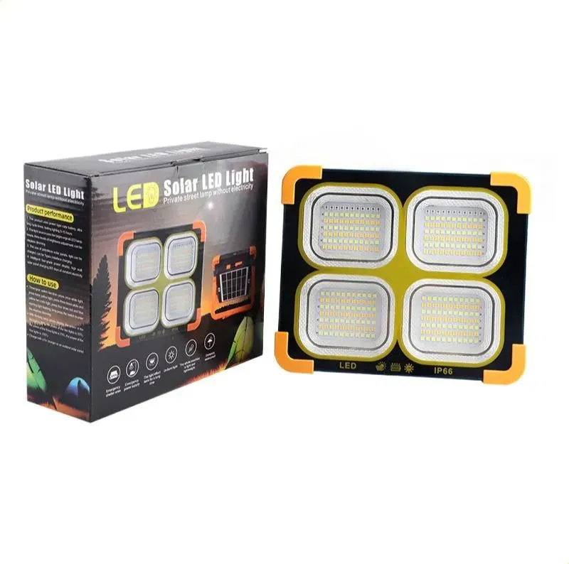 ZELTRYN Large Solar Portable LED Flood Light