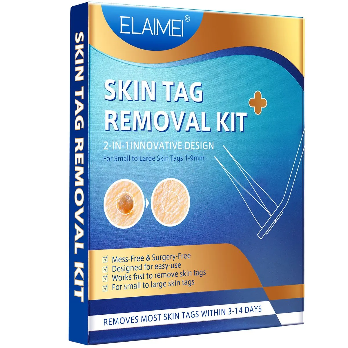 Skin Tag Remover - 2-in-1 Mole & Wart Removal Kit