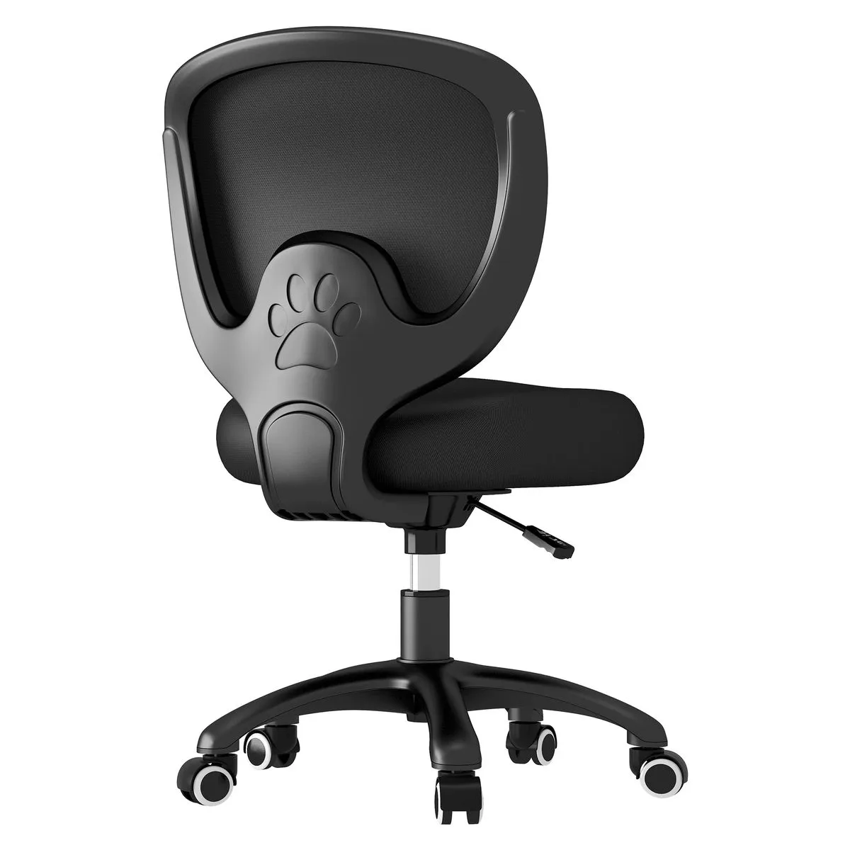 Low back small computer chair, small desk chair, small space office chair