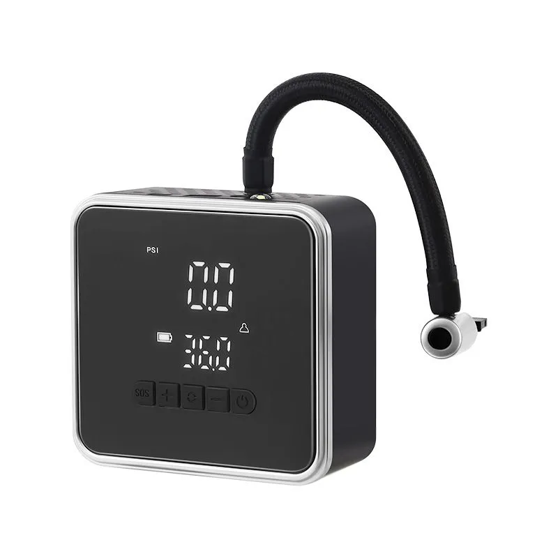 Portable Wireless Tire Inflator Pump with Auto-Stop & Digital Display