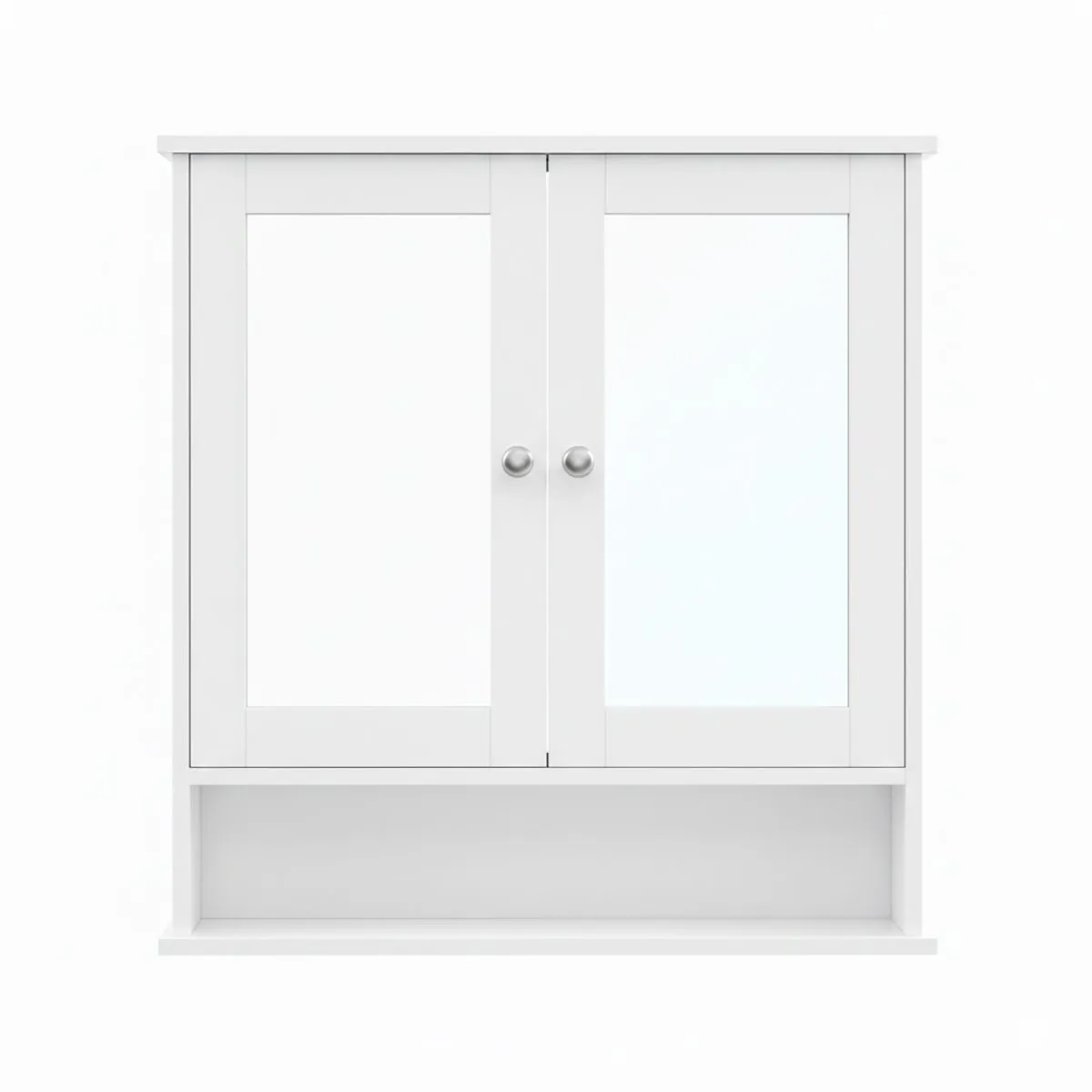 Bathroom Mirror Cabinet - Wall Mounted Storage Unit