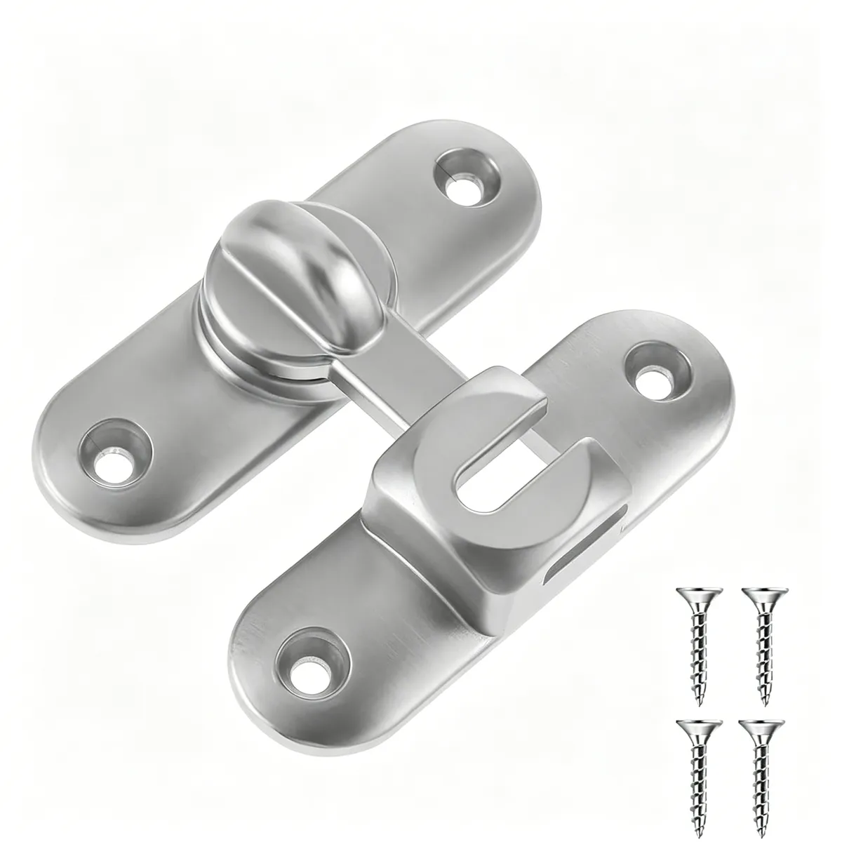 Sliding Door Lock, 90/180 Door Lock, for Sliding Doors, Bathroom, Garden