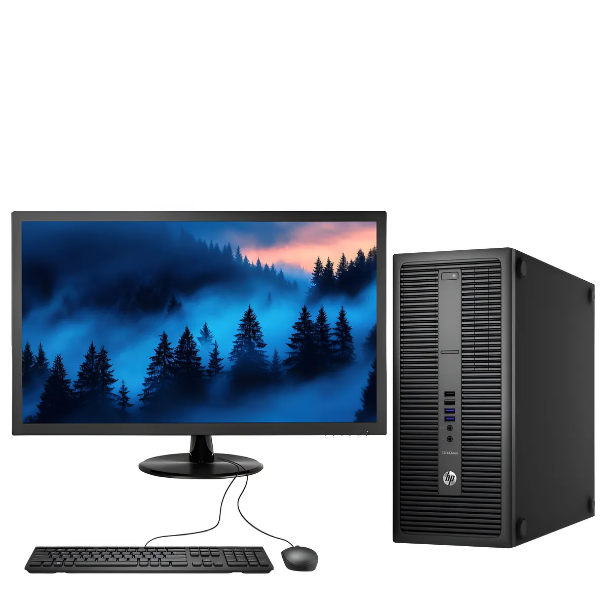 Certified Pre-Owned HP EliteDesk 800 G2 Tower - Intel i7-6th Gen 8/256 Set