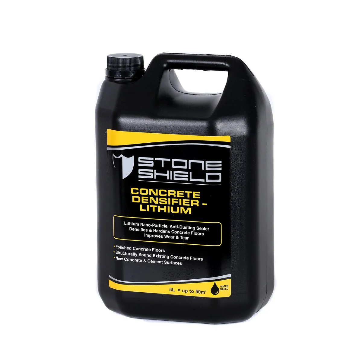 5L Concrete Hardener & Densifier Sealer - Cement Screed Hardener - Lithium
