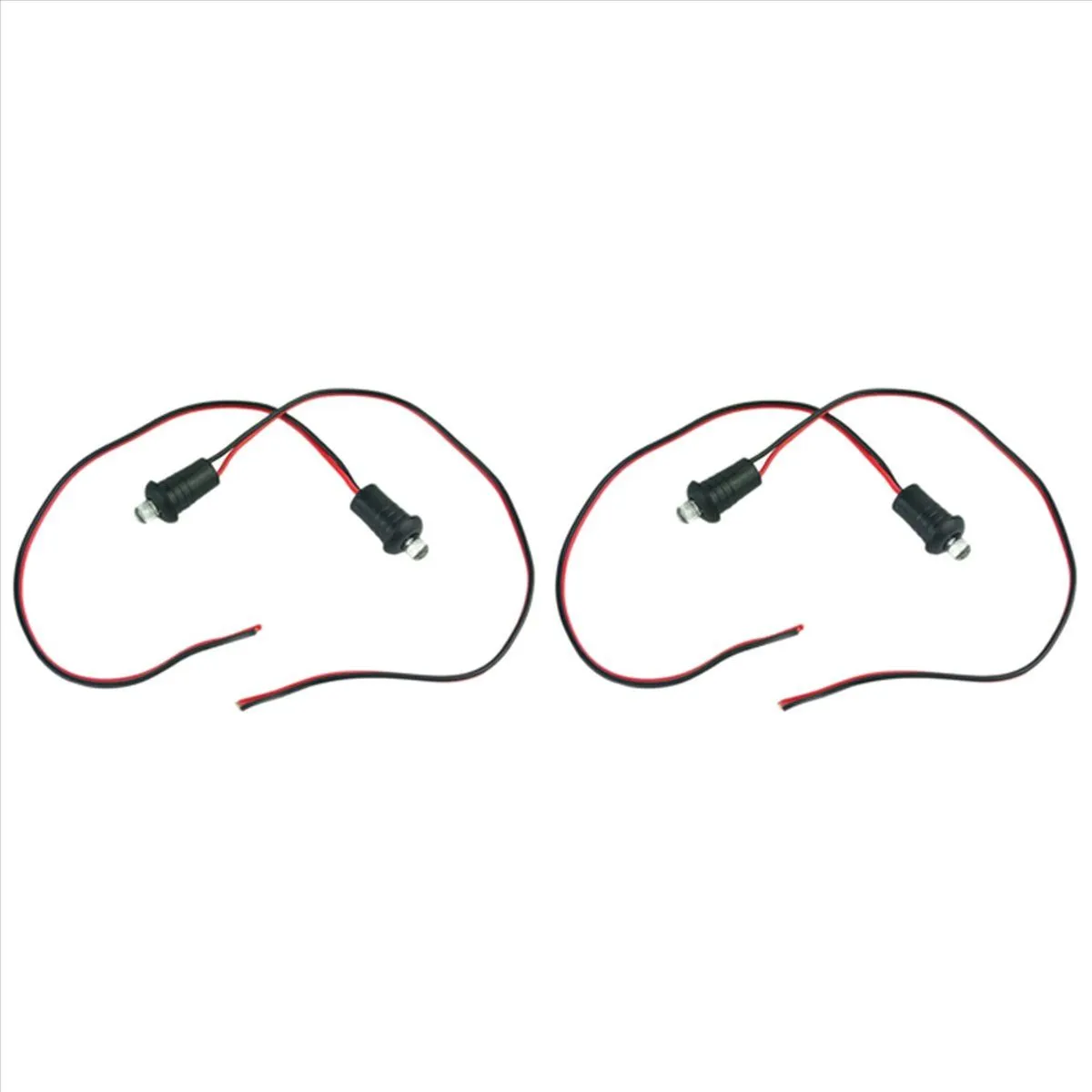 2 Pcs 12V Blue Flashing Dummy Fake Car Alarm Dash Compatible with Universal