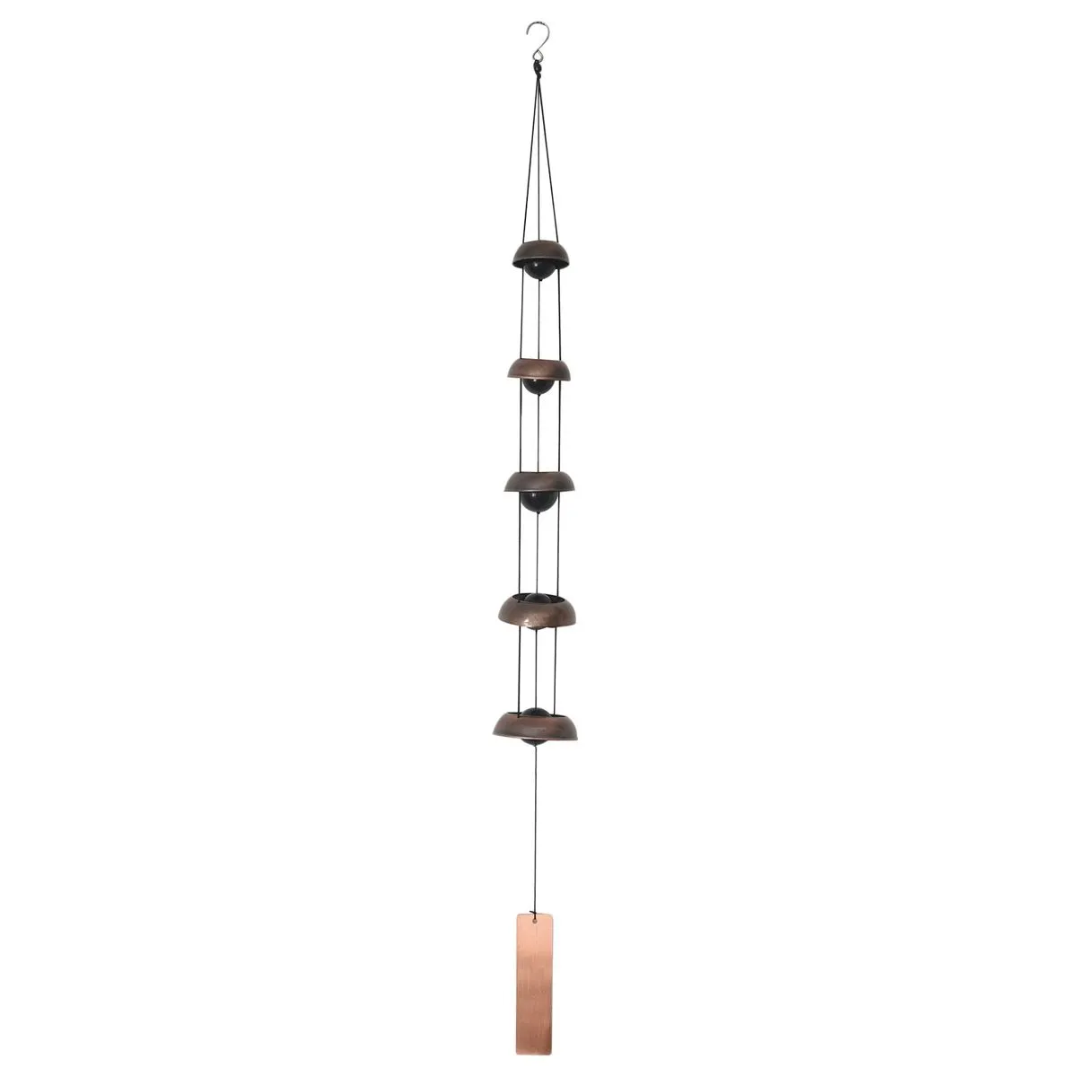 Bell Wind Chimes Temple Wind Bell with 5 Bells Feng Shui Wind Chime