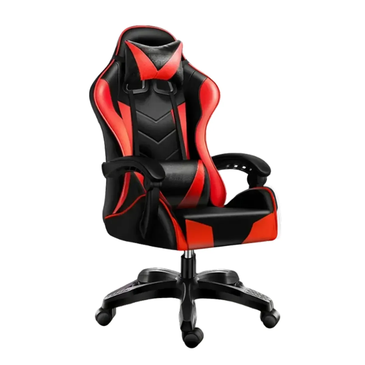 High-Back Gaming Chair PC Office Chair Computer Racing Chair PU - Red