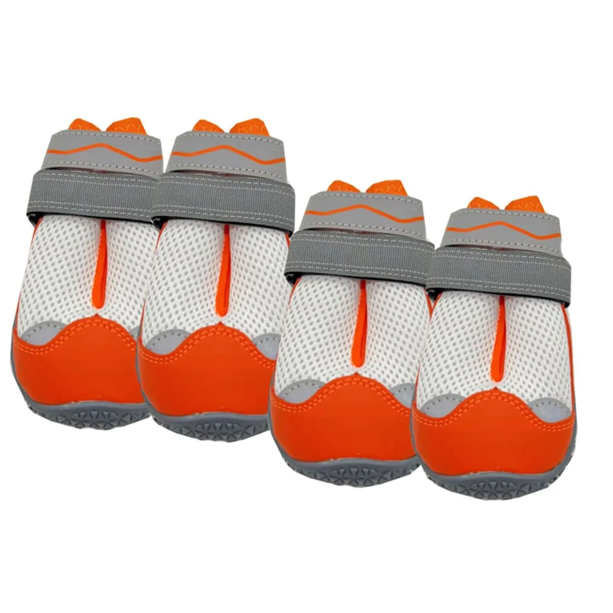 Summer Mesh Dog Boots 7#, Anti-Slip Paw Protector for Hiking Rain Hardwood