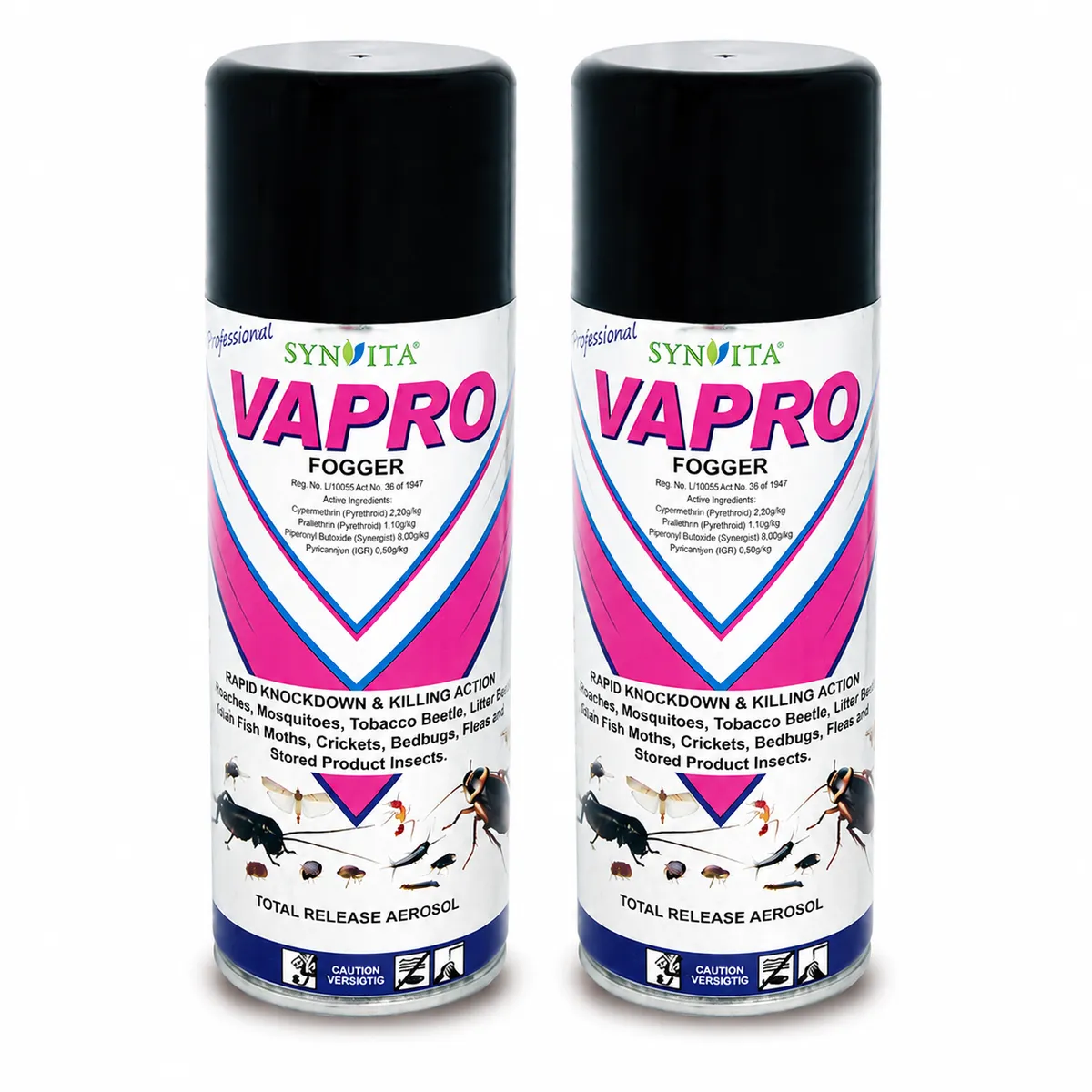 Synvita Vapro 325ml Fumigation Fogger 2 Pack