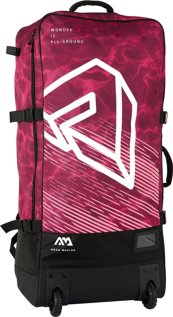 Aqua Marina Advanced Luggage Bag with wheels - 90L - Raspberry
