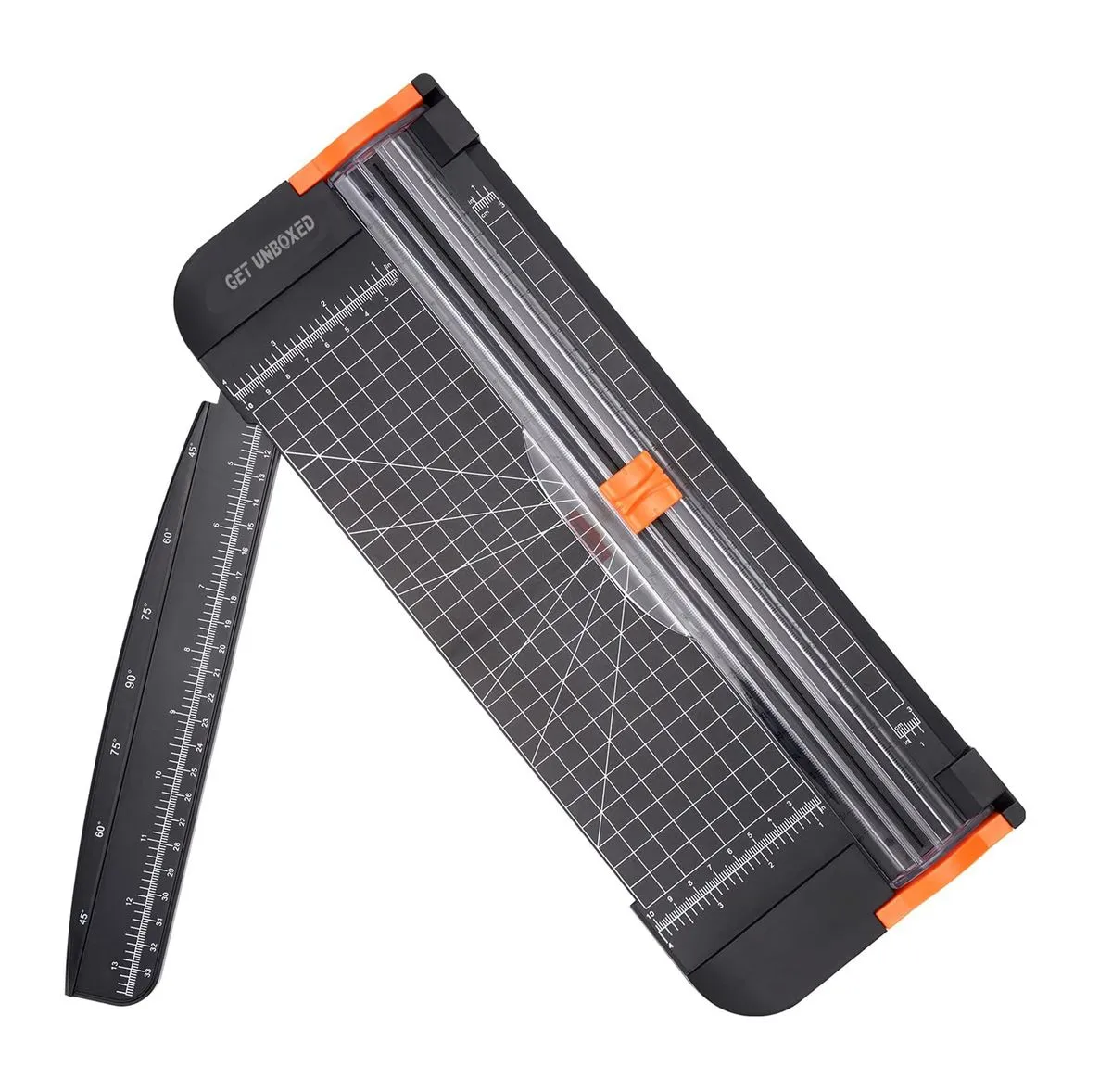 GET UNBOXED 12 Inch Portable Paper Slicer A4 Paper Cutter Paper Trimmer - Black
