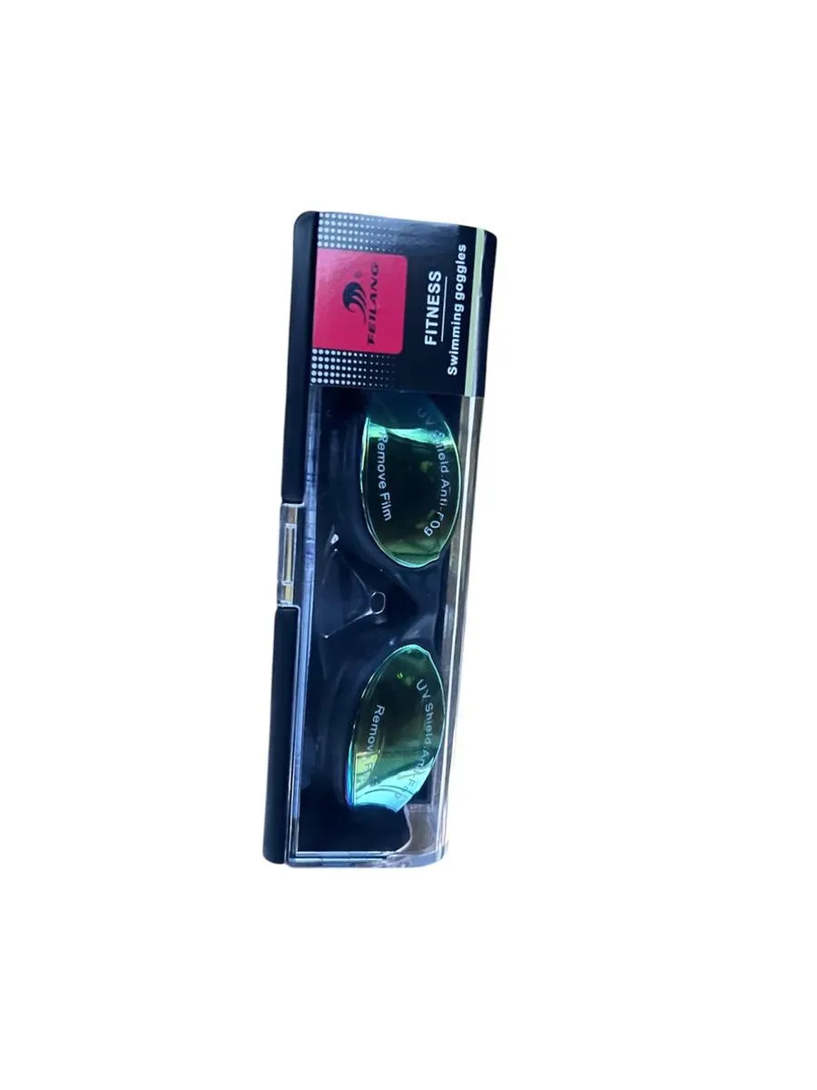 Fitness Swimming Goggles-UV Protective380-LeakFree-AntiFog GogglesForAdults - Black