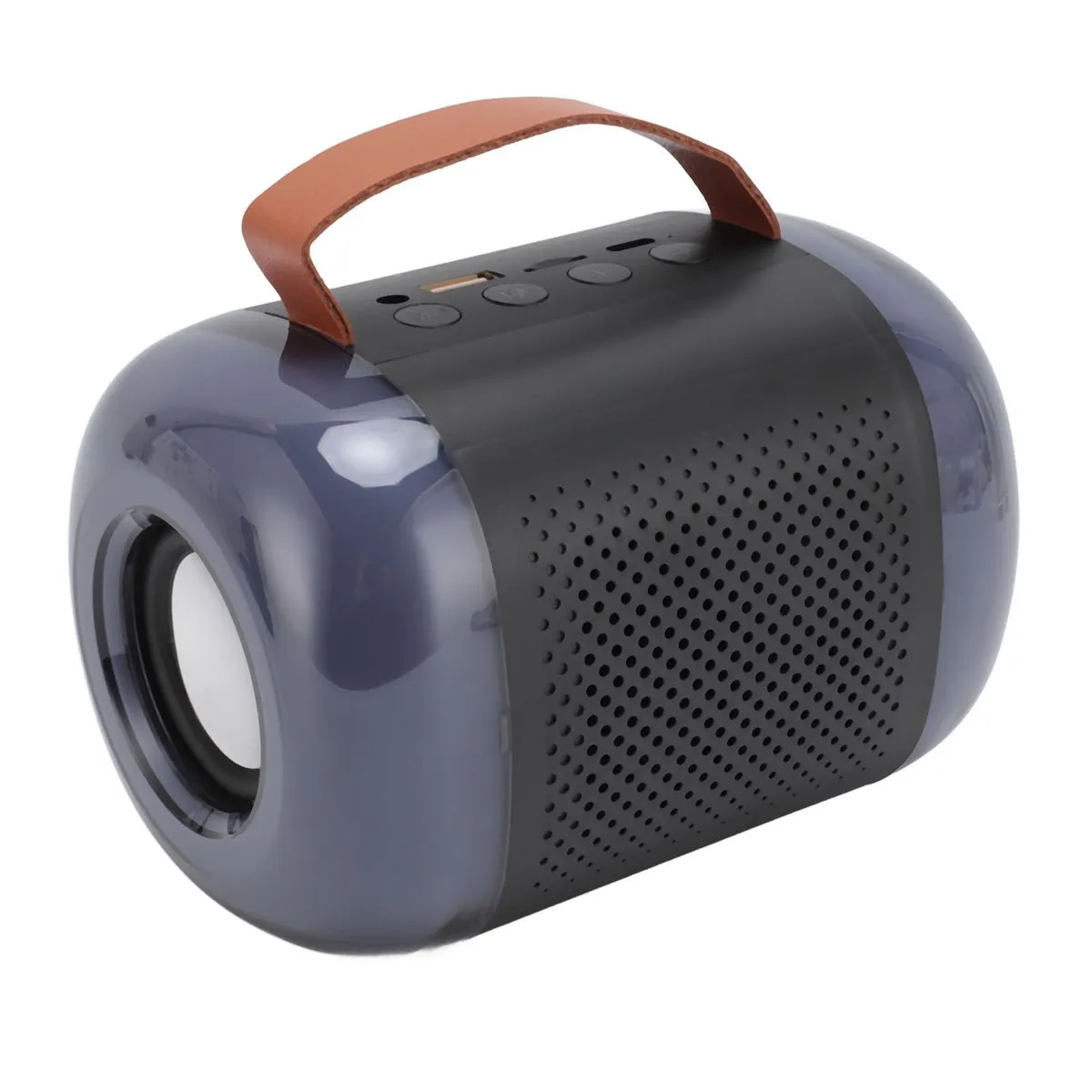 Portable Karaoke Machine, 2 Wireless Mics, BT5.3, RGB, Black