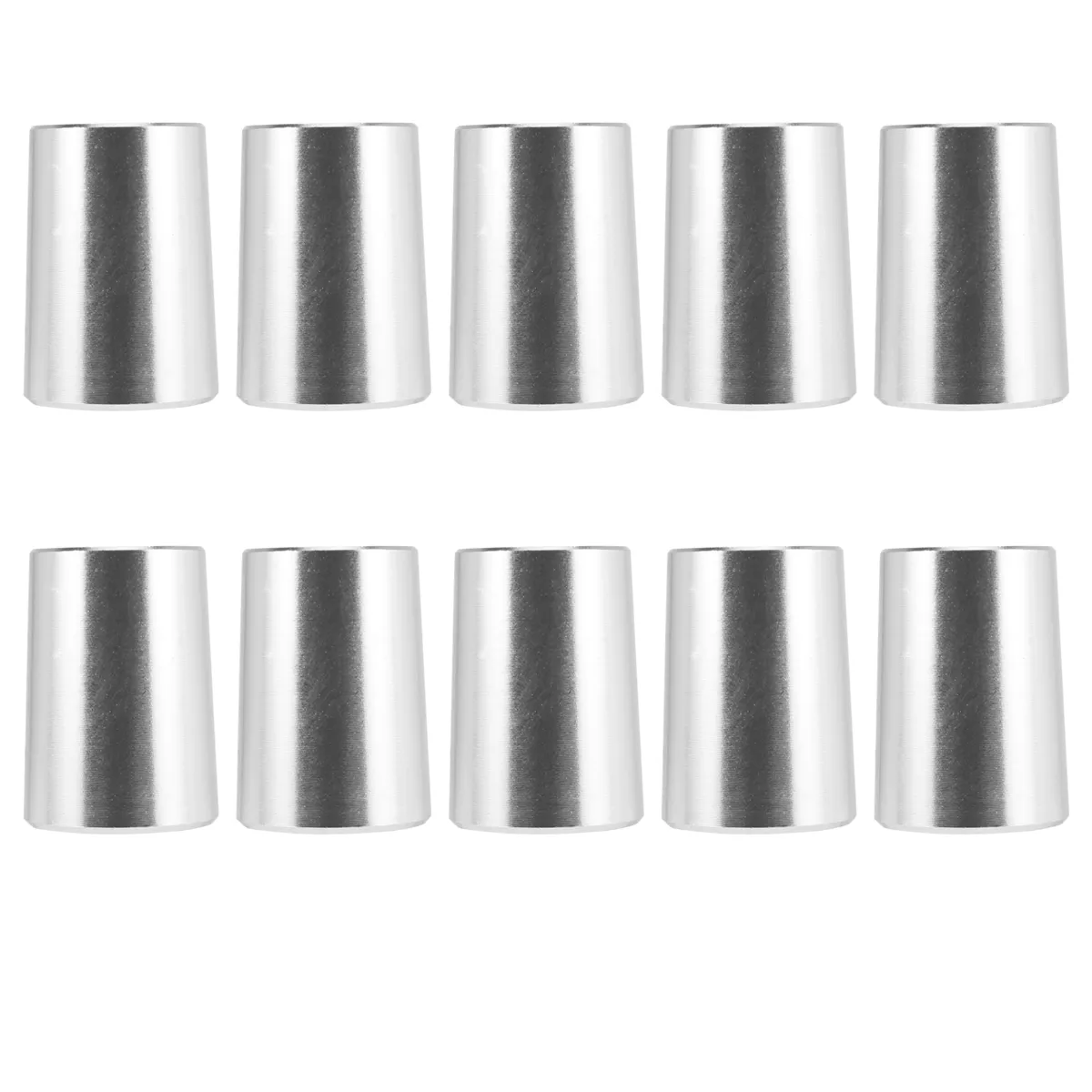 10 Pack .355 Golf Tip Metal Ferrules Irons Golf Club Accessories